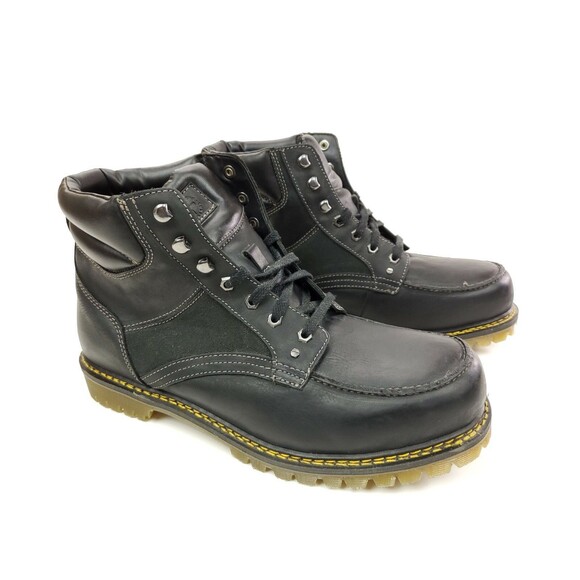 Dr. Martens Men\'s Jamie 7 Tie Motorcycle Boot Size 14 Black Rare main image 8
